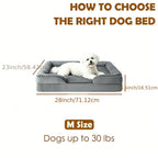 Large Memory Foam Dog Sofa Bed detail view 5 for Australian shoppers