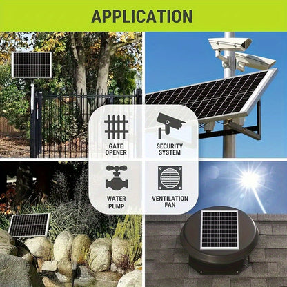 Set of 1 Or 2pcs of 600-Watt Solar Panels, Featuring a 100-Amp Solar Charge Controller Along with Extension Cables And Battery Clips, Offers Energy for Aircraft And Is Ideal for Rvs, Campers, Vehicles, Caravans, And Outdoor Lighting at Home