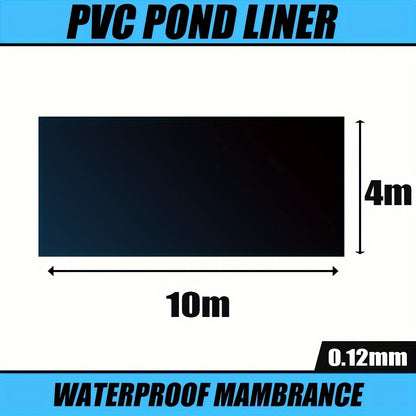 4X4m 5X6m 4X10m 8X10m Heavy Duty Durable PVC Flexible Garden Fish Pond Liner Elasticity Durable Underlaymen Membrane