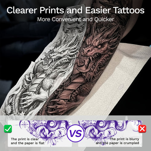 Portable Ink-free Tattoo Machine, Supports Bluetooth And USB Connection, Wireless Printing, Compatible with Android And Apple Systems, Uses Thermal Technology to Assist In The Commercialization Of Tattoos.