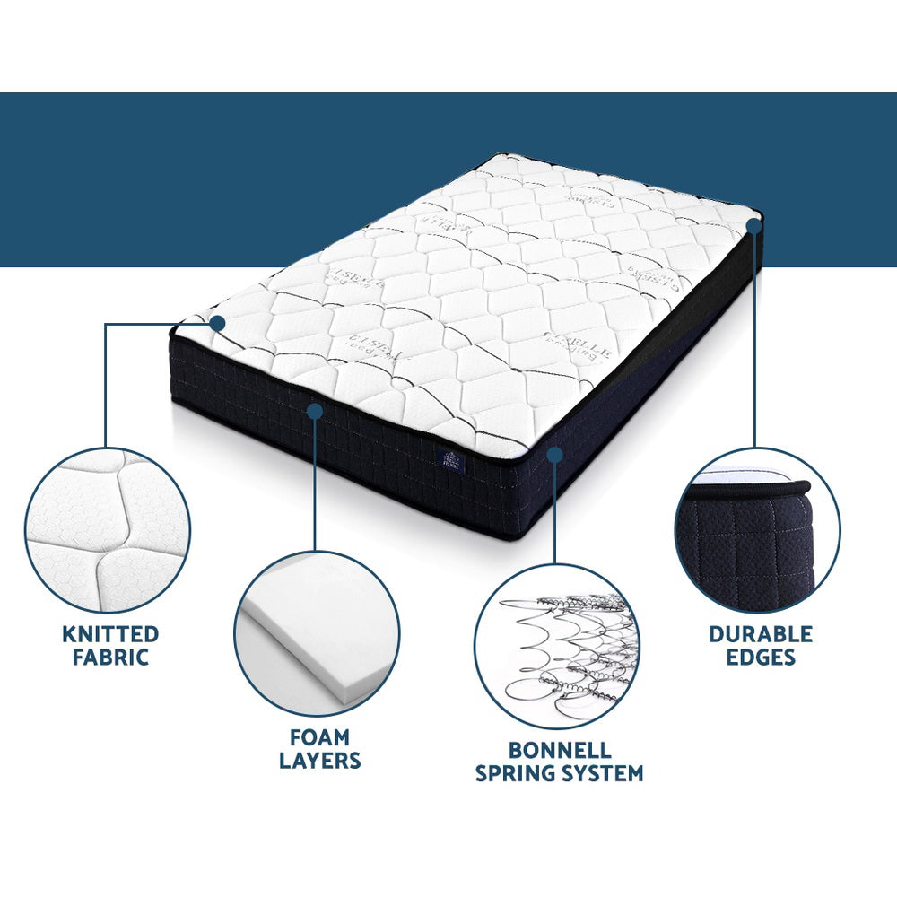 Giselle Mattress Queen Double King Single Bed Size Firm Foam Bonnell Spring 16cm
