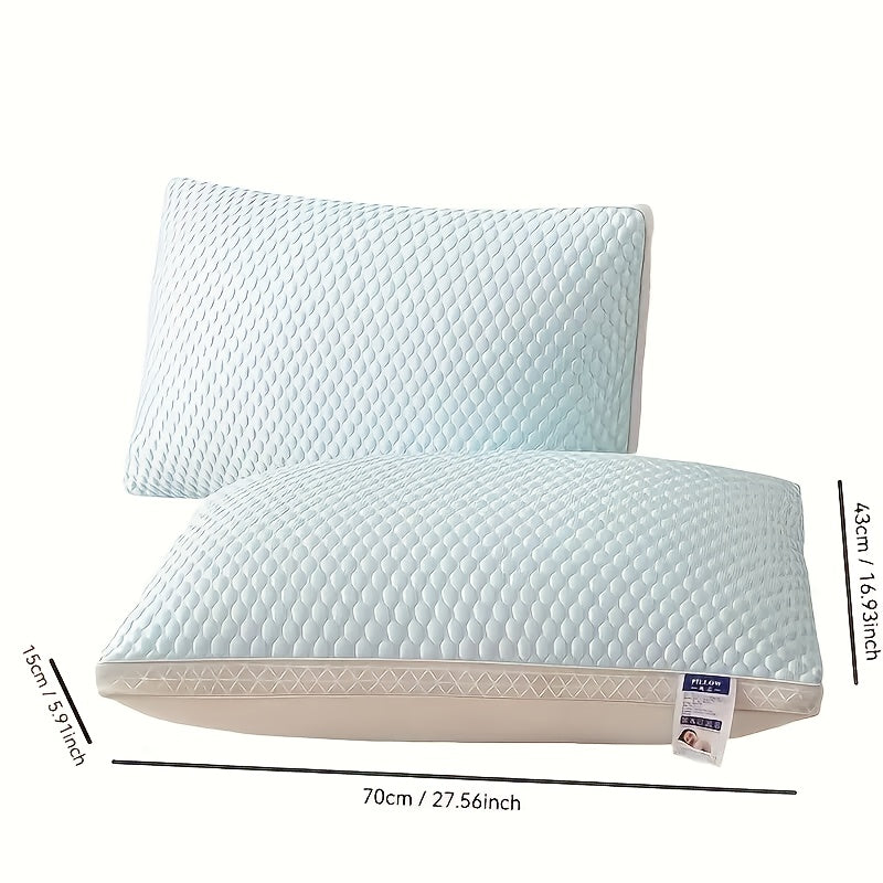 2pcs COOL & BREATHABLE TOFU PILLOWS - Suitable for Side, Back And Tummy Sleep, Relaxing Neck Support, Easy Sleep Comfort for Home, Bedroom, Hotel - Perfect Holiday Gift, Christmas Gifts