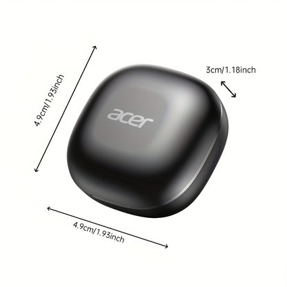 Acer OHR501 Wireless Audio Earbuds, Semi-In-Ear Design Noise Cancelling Headphones, HIFI Sound Quality Music Earphones, Headset for Commute And Fitness, Electronic Product with Touch Control And Voice Call Noise