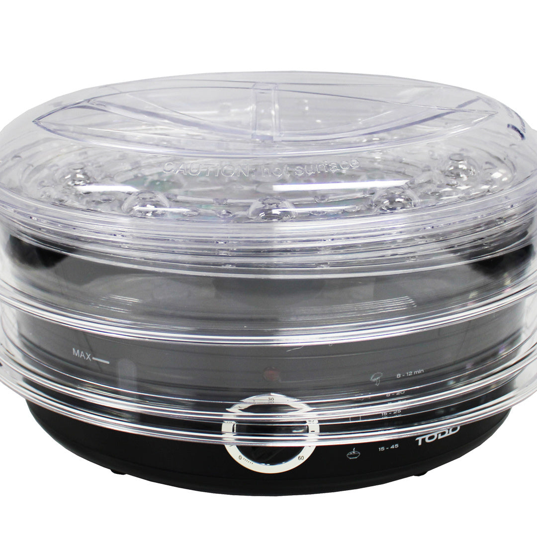 9L Steam Cooker Steamer 3 Tray 800W Power Dial Timer Healthy Stackable