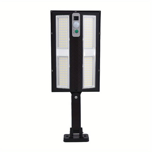 Ultra-Bright Solar Street Light with 240 LEDs, Motion Sensor,, Dusk to Dawn Illumination for Outdoor, Yard, Parking Lot, Solar Powered Outdoor Lights