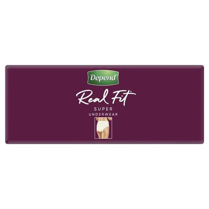 Depend Women Real Fit Underwear Super Large 16 Bulk Pack