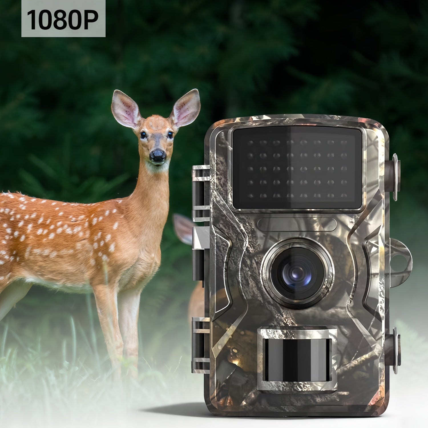 A Wildlife Camera Designed for Tracking, Featuring a 2-Inch Display And 0.8-Second Motion Activation, Ideal for Monitoring Animals in Their Natural Habitat