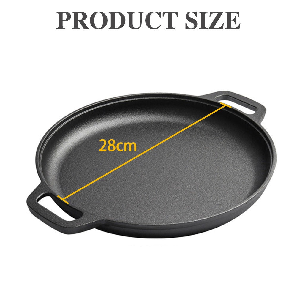 Cast Iron Frying Pan - for Kitchen with Practical Design – design and construction details