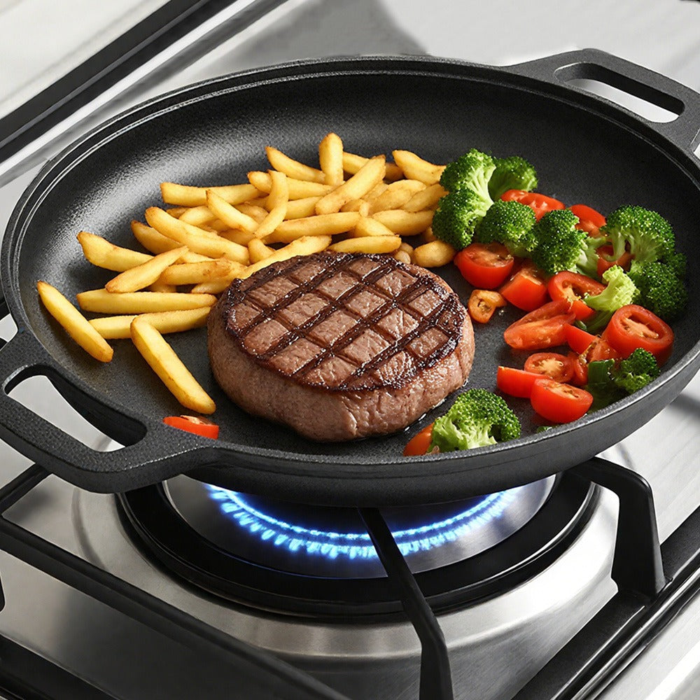 Cast Iron Frying Pan - for Kitchen with Practical Design – additional product view 9
