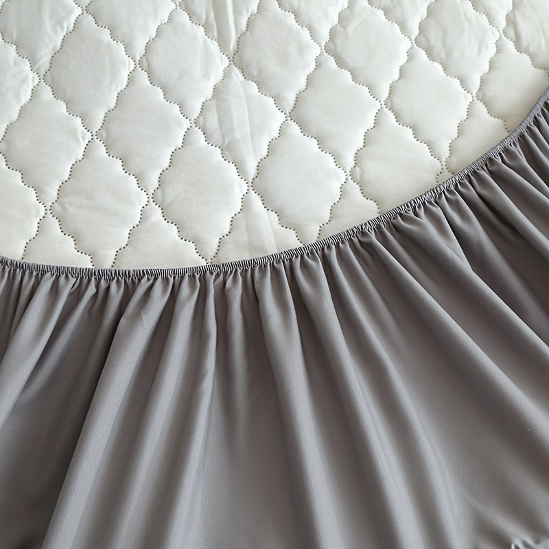 1pc/set Waterproof Mattress Protective Cover- Ultra Soft And Breathable Mattress Protective Cover, Waterproof Mattress Protective Cover That Fits Snugly Between Bed Sheets, Suitable for Room Decoration, Bedrooms, Guest Rooms, (excluding Pillowcases)