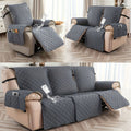 1/2/3seats 100% High Quality Recliner Chair Cover, Non Slip Recliner Covers for Recliner Chair with Pocket, Washable/Winter Insulation/Furniture Protector for Pets, Easy to Install & Easy Care for Dining Room.