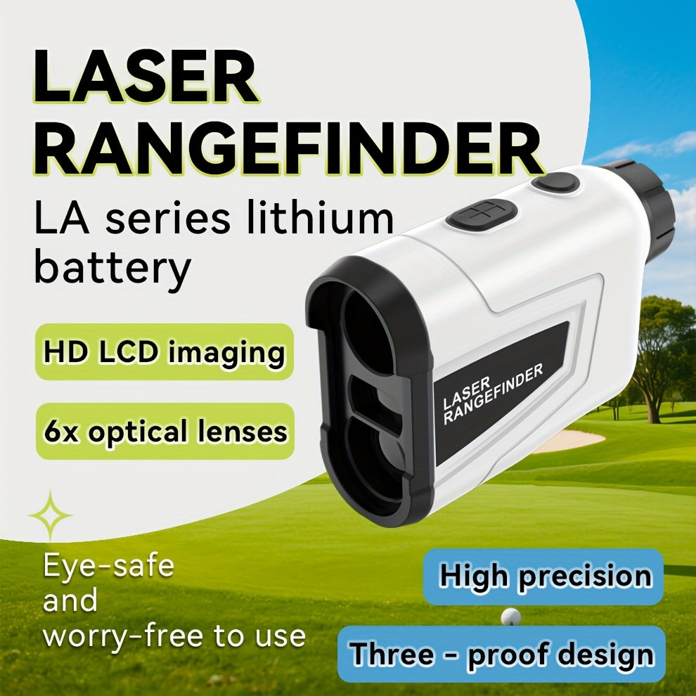 1097.28meter 6X Magnification Laser Golf RangeFinder for Golf Accurate Slope Switch Pulse Vibration Target Lock Trajectory Compensation Continuous Measurement Angle Measurement Lithium Battery Type-C Rechargeable Battery