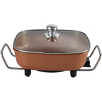 Ceramic Electric Frying Pan - 1500W for Kitchen – alternate product view