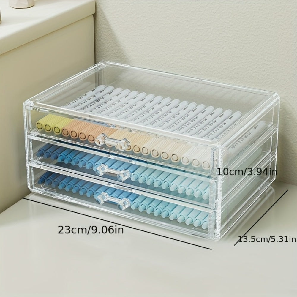 Clear Storage Box – Multi-Drawer Home & Craft Organiser – close-up product details