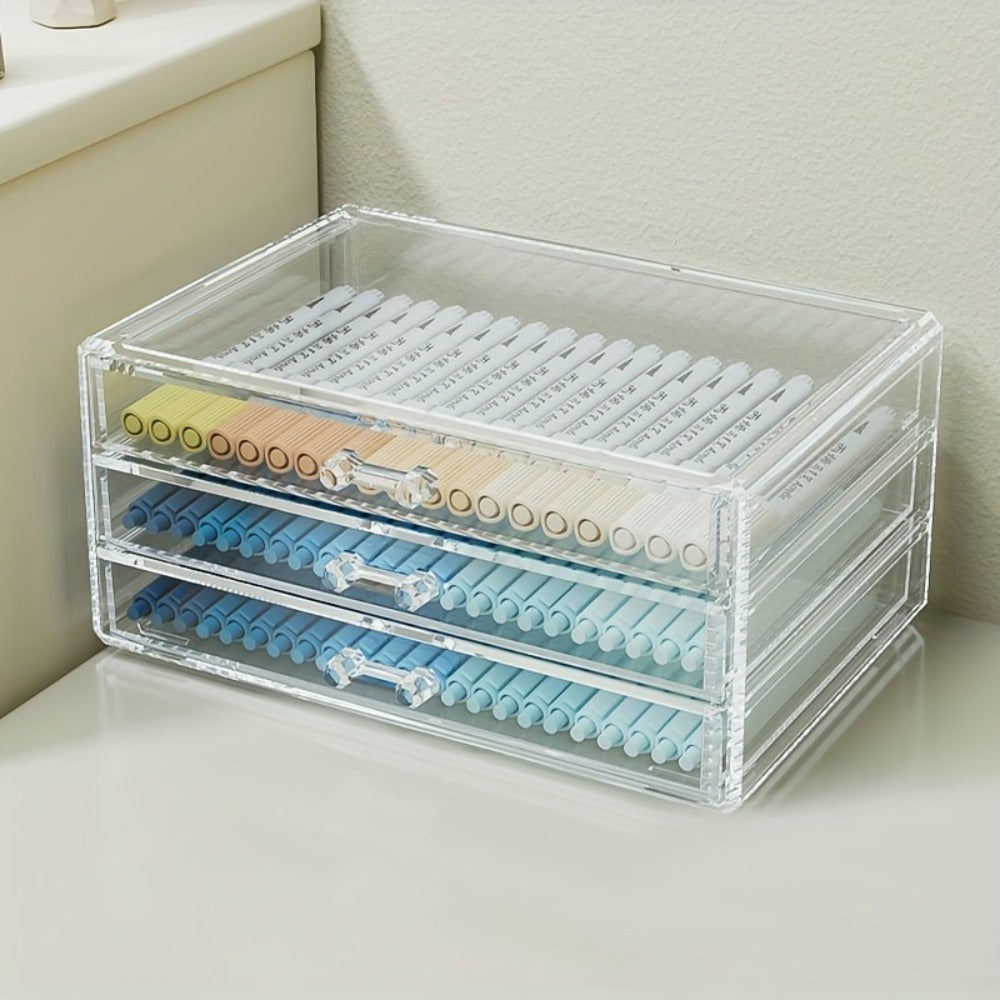 Clear Storage Box – Multi-Drawer Home & Craft Organiser – feature reference