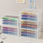 Clear Storage Box – Multi-Drawer Home & Craft Organiser – main product view