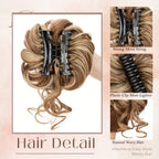 Messy Bun Hairpiece detail view 8 for Australian shoppers