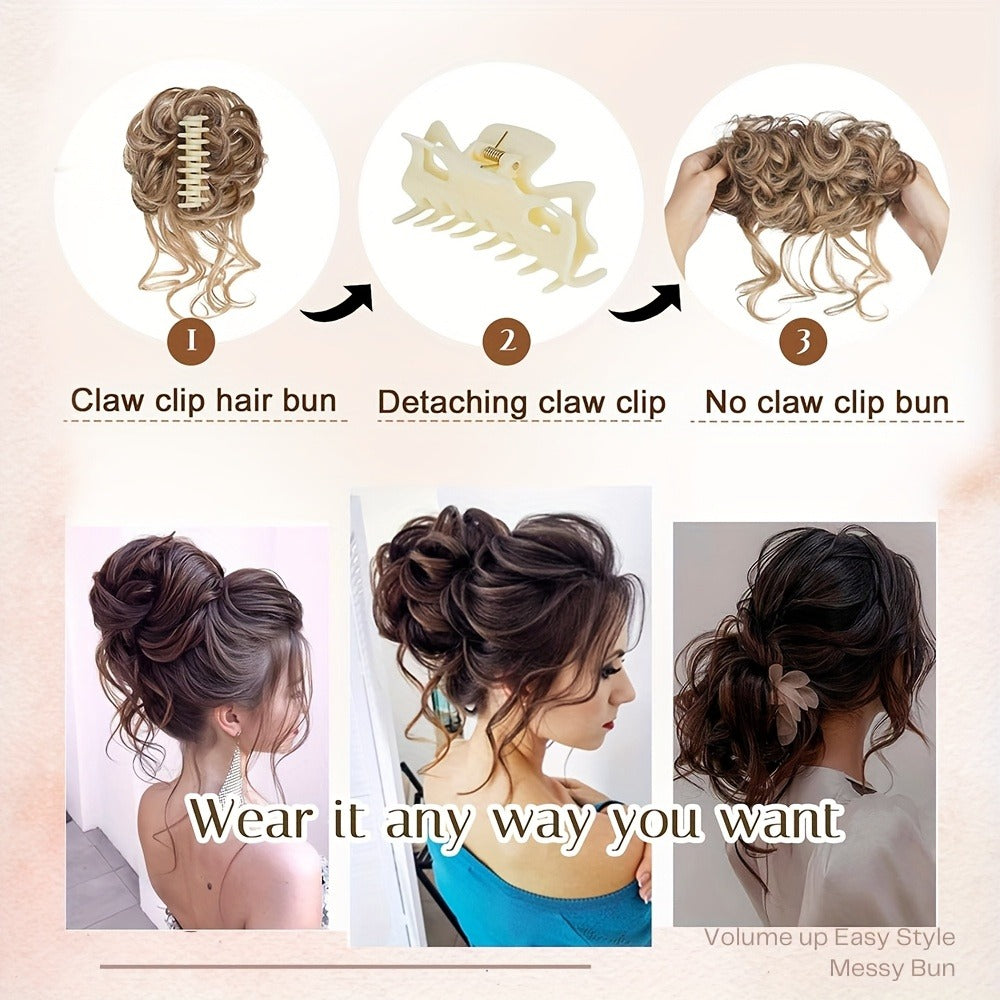 Messy Bun Hairpiece detail view 2 for Australian shoppers