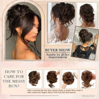 Messy Bun Hairpiece detail view 4 for Australian shoppers