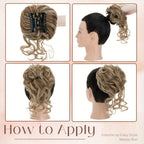 Messy Bun Hairpiece detail view 14 for Australian shoppers