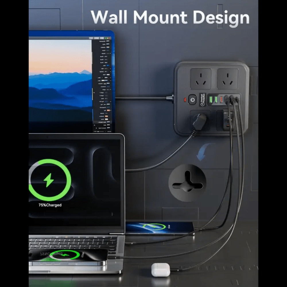 Compact Power Board — For Home and Office Use – feature reference