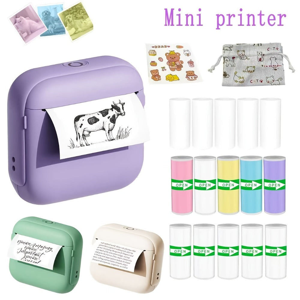 Compact Wireless Pocket Thermal Printer main product view for Australian shoppers