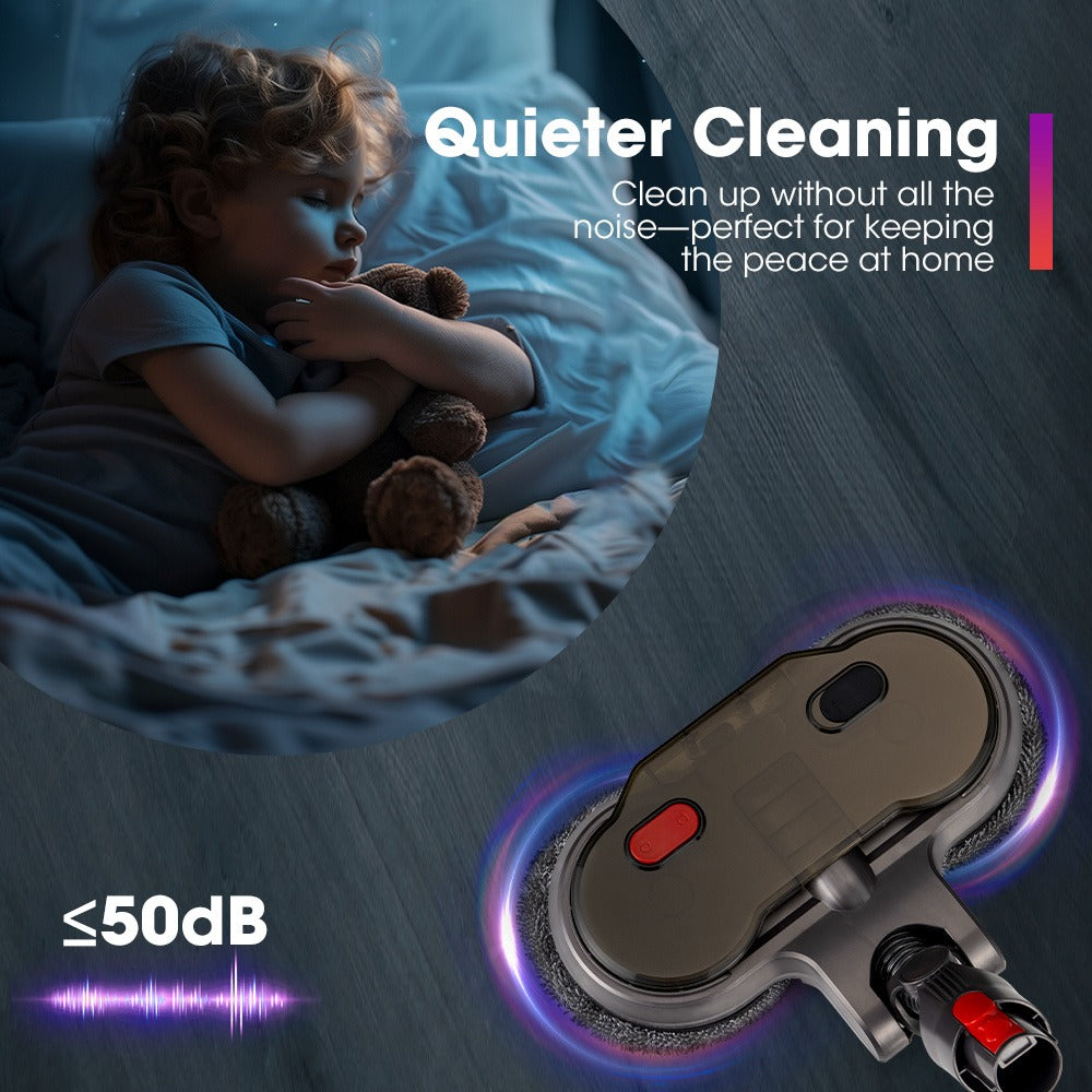 Compatible Electric Vacuum Mop Head - hard-floor vacuuming and mopping – additional product view 9