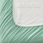 Cooling Bamboo Fitted Sheet – 40cm Deep Pocket for Hot Sleepers – additional product view 15