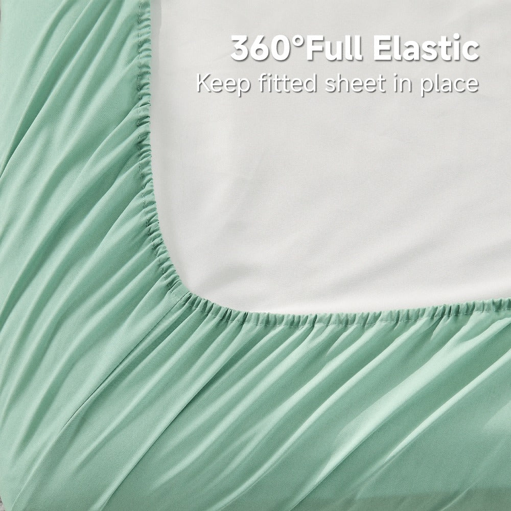 Cooling Bamboo Fitted Sheet – 40cm Deep Pocket for Hot Sleepers – additional product view 20