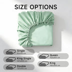 Cooling Bamboo Fitted Sheet – 40cm Deep Pocket for Hot Sleepers – additional product view 21