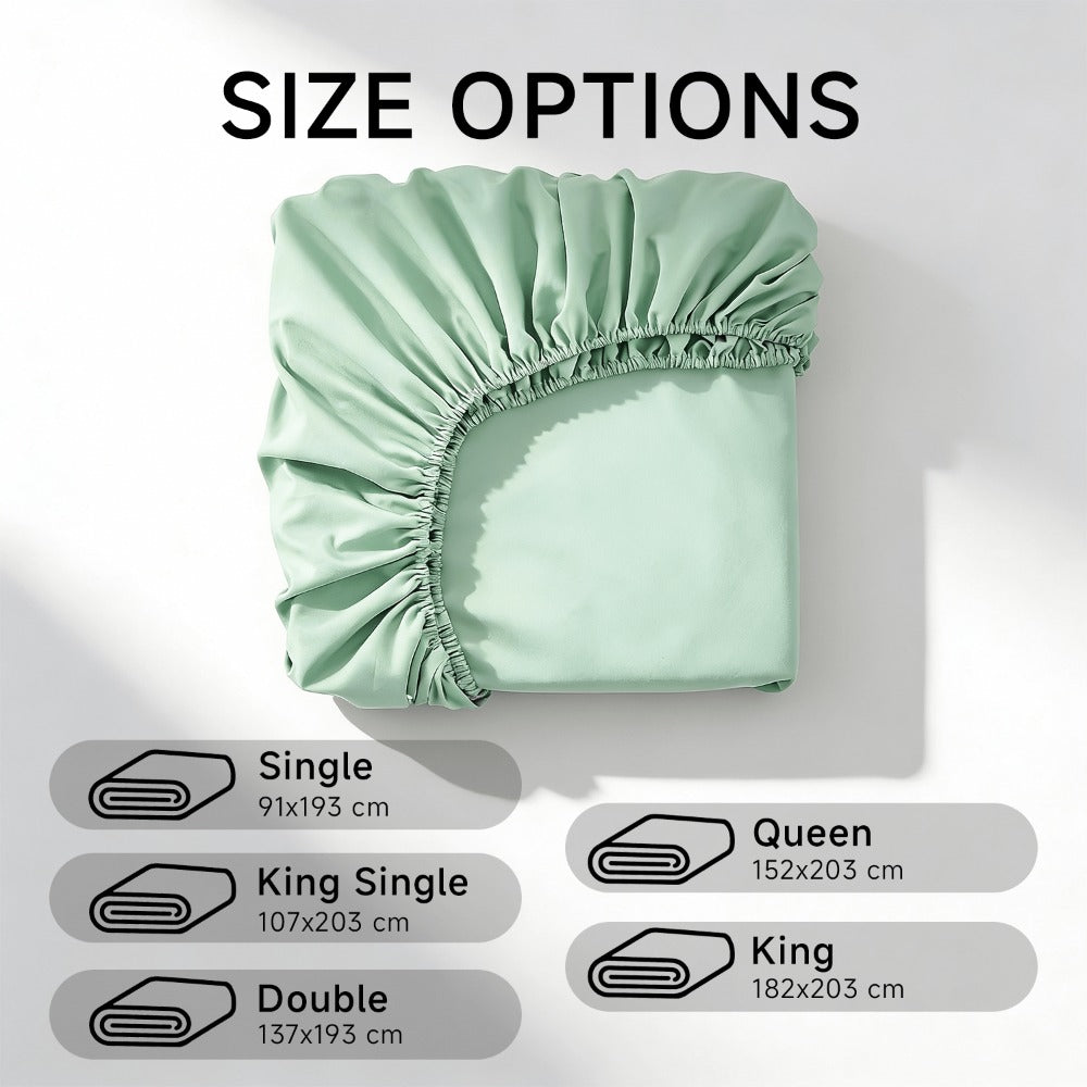Cooling Bamboo Fitted Sheet – 40cm Deep Pocket for Hot Sleepers – additional product view 21