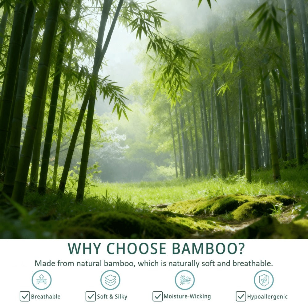 Cooling Bamboo Fitted Sheet – 40cm Deep Pocket for Hot Sleepers – additional product view 22