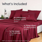 Bamboo Blend Bed Sheet Set product detail 8