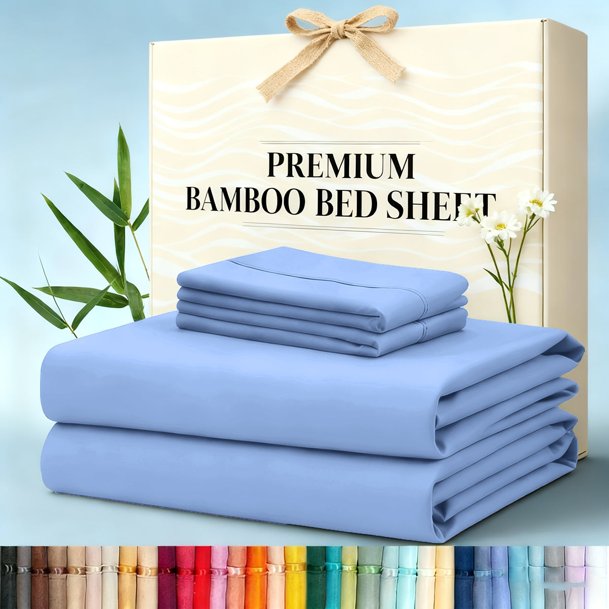 Bamboo Blend Bed Sheet Set product detail 21