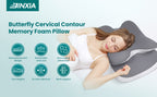 Cooling Memory Foam Contour Pillow - Grey Cover for Side & Back Sleep – additional product view 9