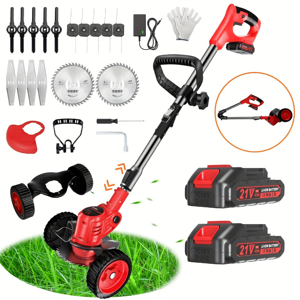 21V Weed Wacker with Three Blade Types main product view for Australian shoppers