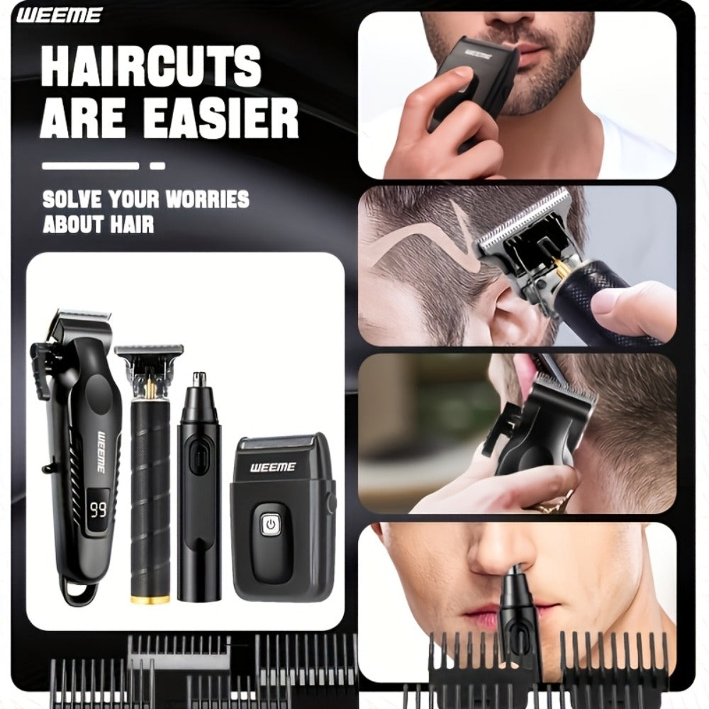 Cordless Hair Clipper Set - 4pcs for Everyday Use – additional product view