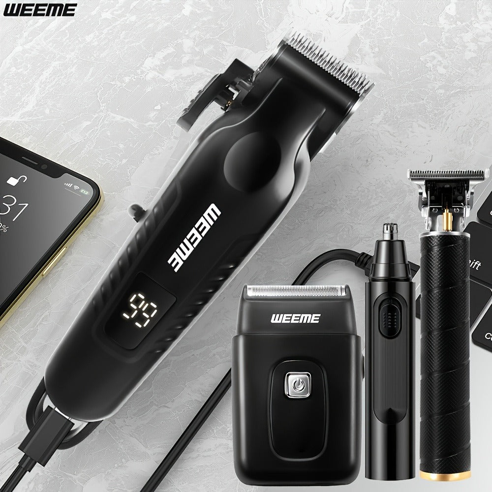 Cordless Hair Clipper Set - 4pcs for Everyday Use – design and construction details