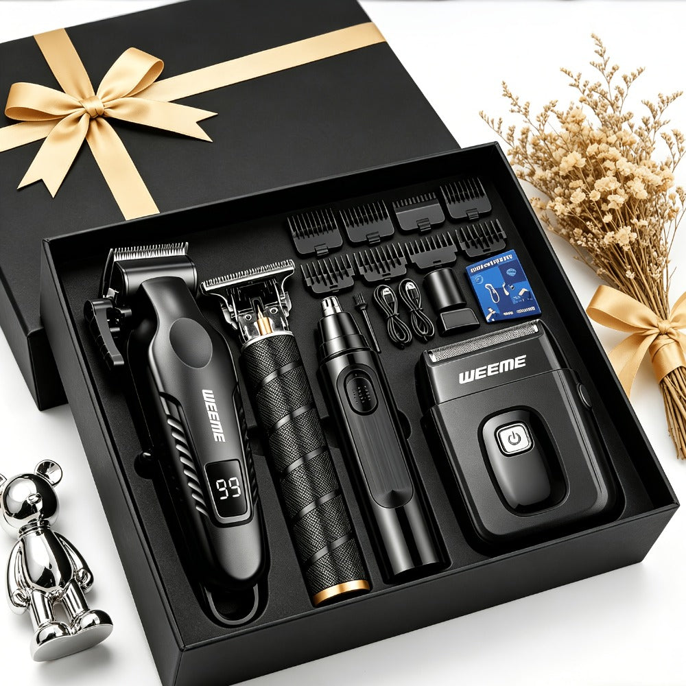 Cordless Hair Clipper Set - 4pcs for Everyday Use – main product view