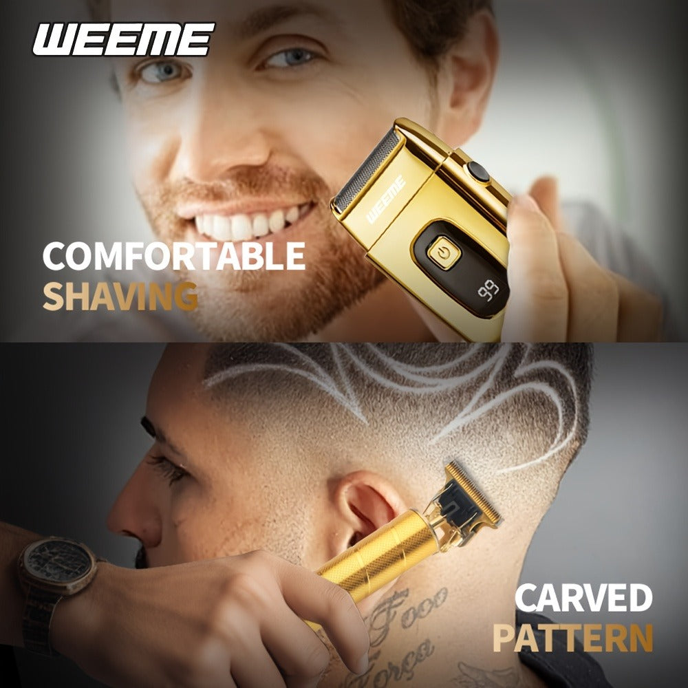 Cordless Hair Clipper Set for Home Grooming and Travel – alternate design view