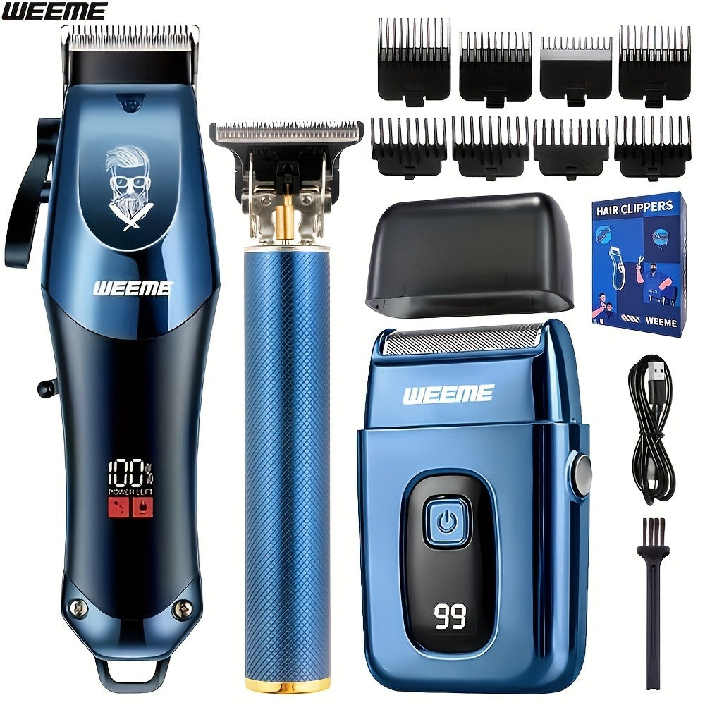 Cordless Hair Clipper Set for Home Grooming and Travel – product detail angle