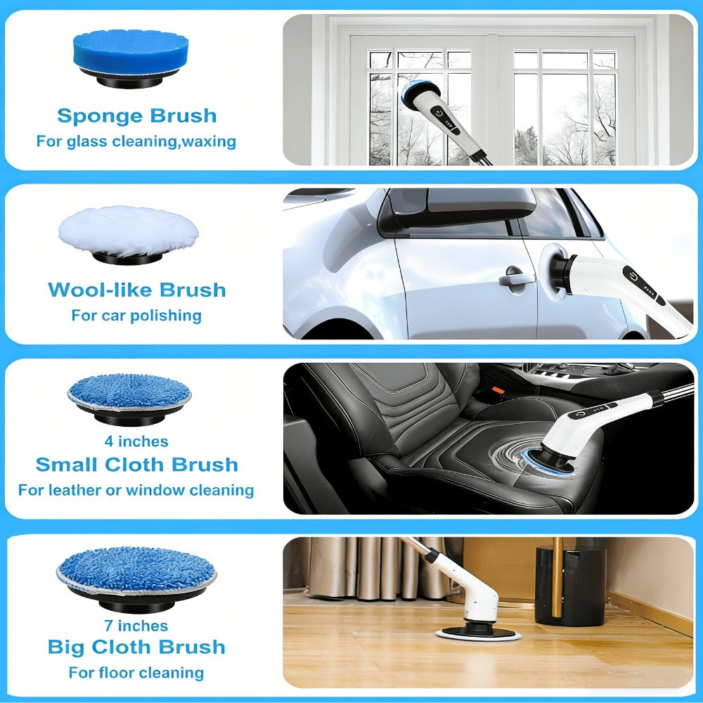 Cordless Household Cleaning Brush Set product detail 6