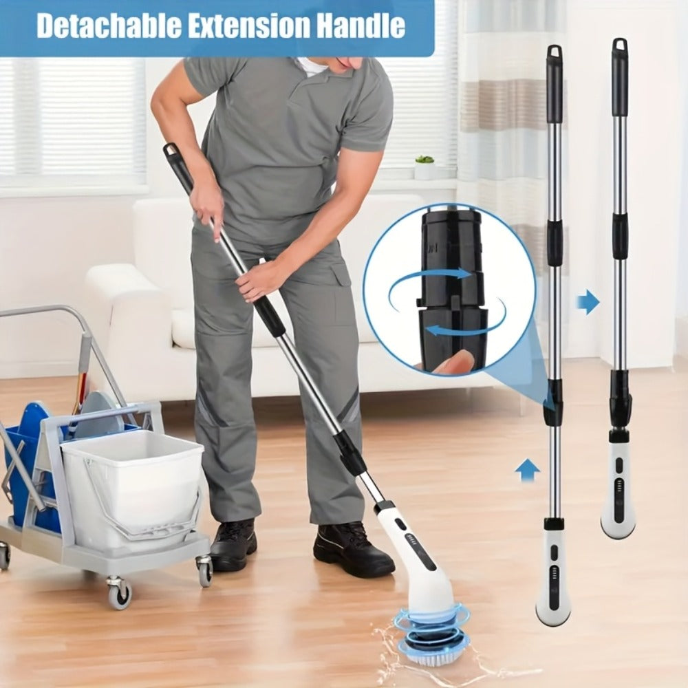 Cordless Household Cleaning Brush Set - for Home Cleaning – alternate design view