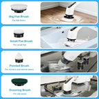 Cordless Household Cleaning Brush Set product detail 2