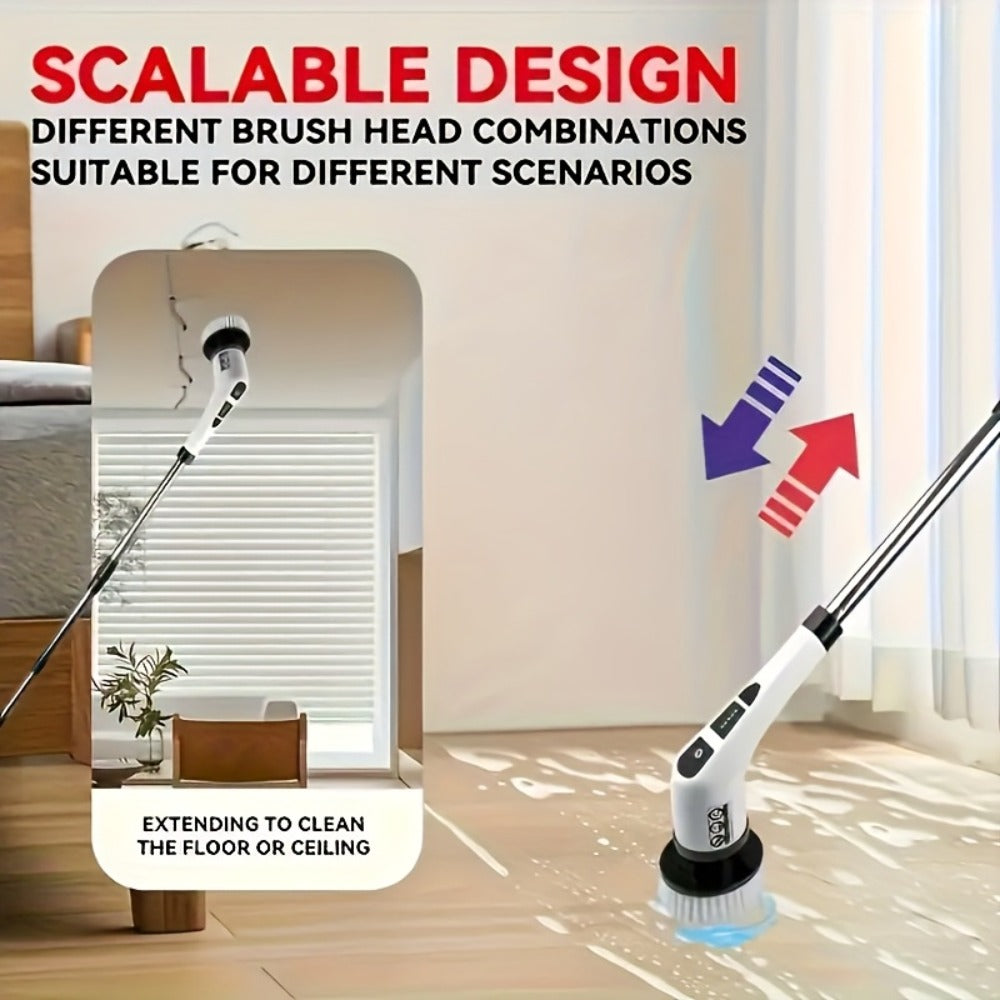 Cordless Household Cleaning Brush Set - for Home Cleaning – alternate product view
