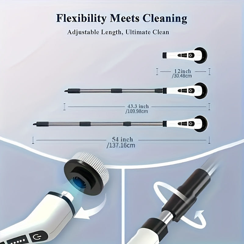 Cordless Household Cleaning Brush Set product detail 2