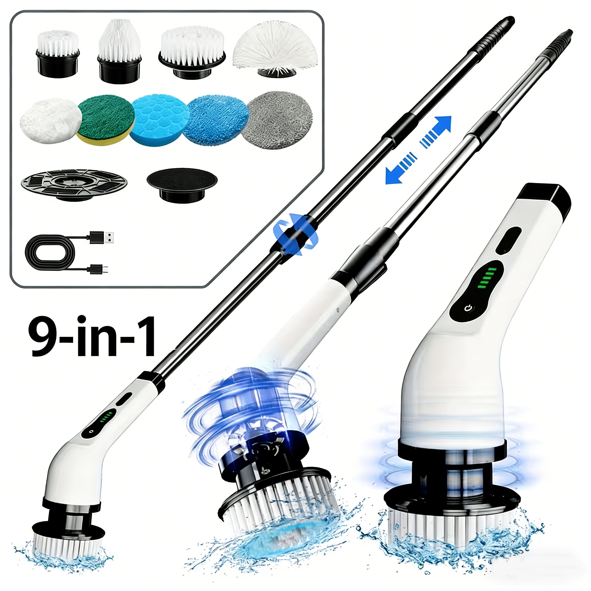 Cordless Household Cleaning Brush Set product detail 9