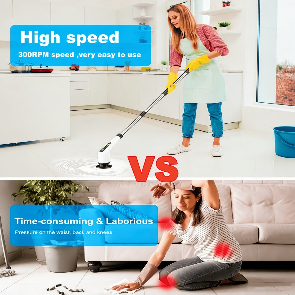 Cordless Household Cleaning Brush Set product detail 5