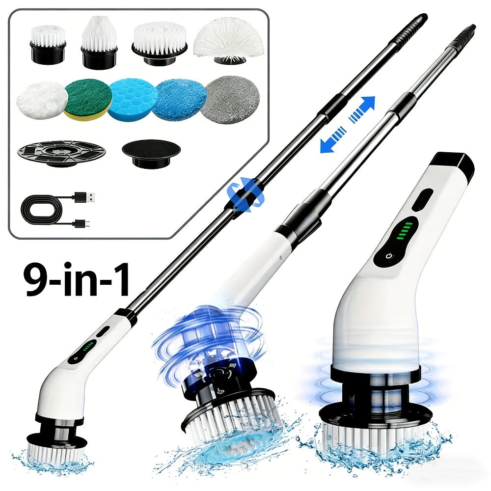 Cordless Household Cleaning Brush Set for Australian homes
