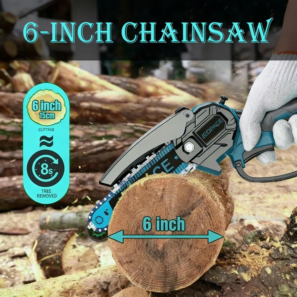 Cordless Mini Chainsaw - Portable for Everyday Use – product detail angle